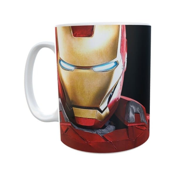 Taza Cerámica Iron Man Stark Industries Hombre De Hierro - Imagen 3