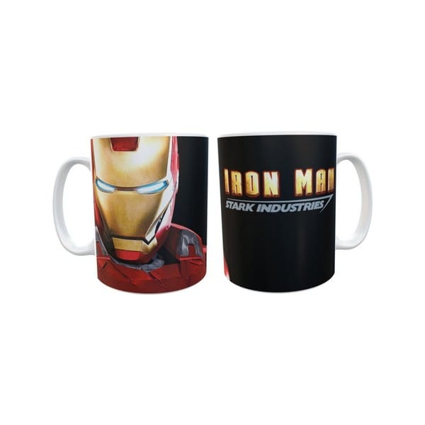 Taza Cerámica Iron Man Stark Industries Hombre De Hierro - Imagen 4