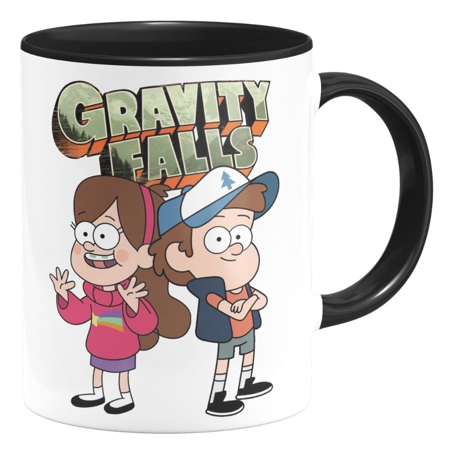 Taza Interior De Color Gravity Falls